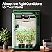 VIVOSUN Smart Plus Grow Tent Kit 2x4 Complete Grow System WiFi-Integrated Automatic Control with GrowHub E42A+, 2-in-1 Tunable Spectrum LED Grow Light, 360° Ventilation & Circulation Control System