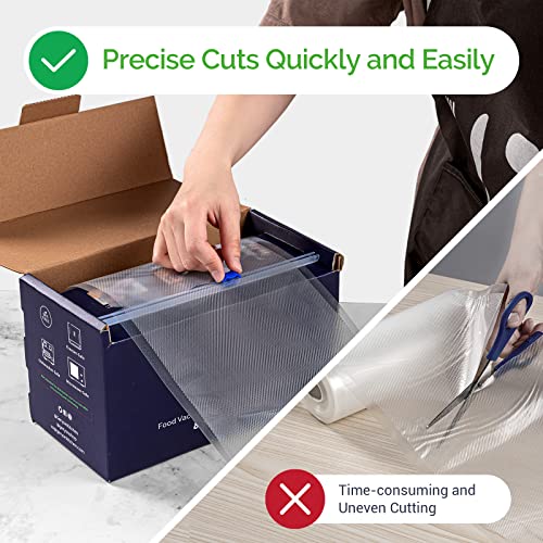 GERYON Vacuum Sealer Bags For Food, 8x120ft Rolls