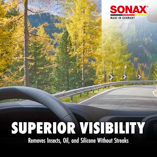 Sonax Citrus Windscreen Wash Concentrate (250ml) - Effective Windshield Cleaner for Clear Vision, Frost Protection, and Fresh Fragrance