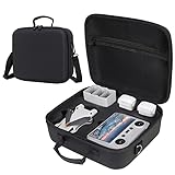 PONYRC Mini 3 Carrying Case - Portable Travel Shoulder Bag for DJI Mini 3 Pro Compatible with DJI RC/RC-N1 Remote Controller, Battery, Charging Hub and Other Drone Accessories