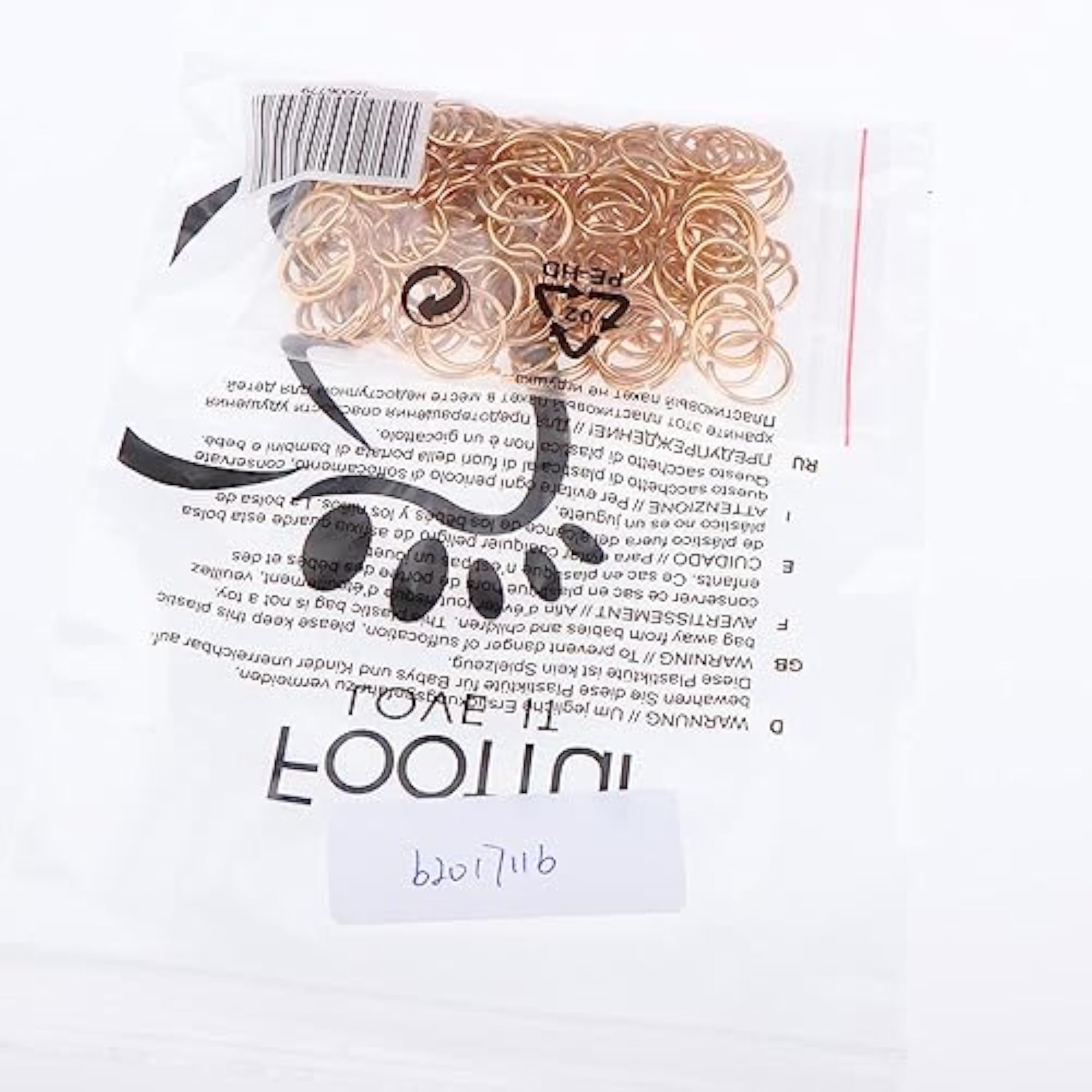 200pcs Hair Cuff Clip Rings for Braid Decorations