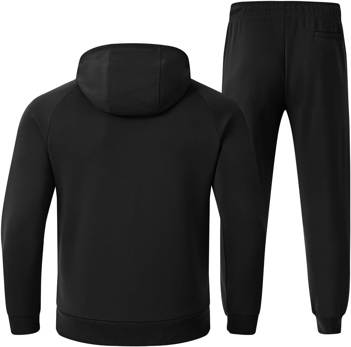 TBMPOY Mens Hooded Sweatsuits 2 Piece Set Hoodie Sweatshirt & Jogger Sweatpants Jogging Sweat Track Suits Casual Outfits - Image 2