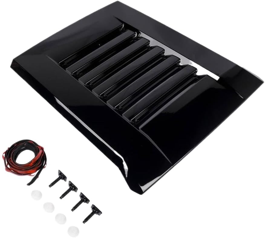 Hood Scoop Hood Bulge Gloss Black Compatible with Tacoma 2.4L 2024 2025 Part Number 76181 AK900