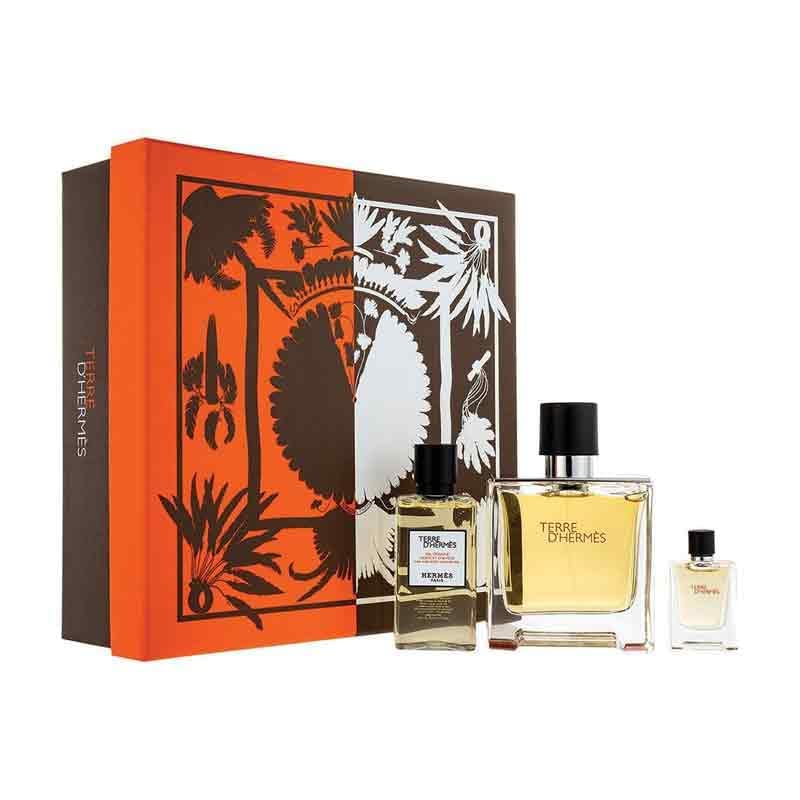 HERMES ギフトセット Hermes Terre D'Hermes EDP 75 ml Erkek Parfüm Seti : Amazon.com.tr
