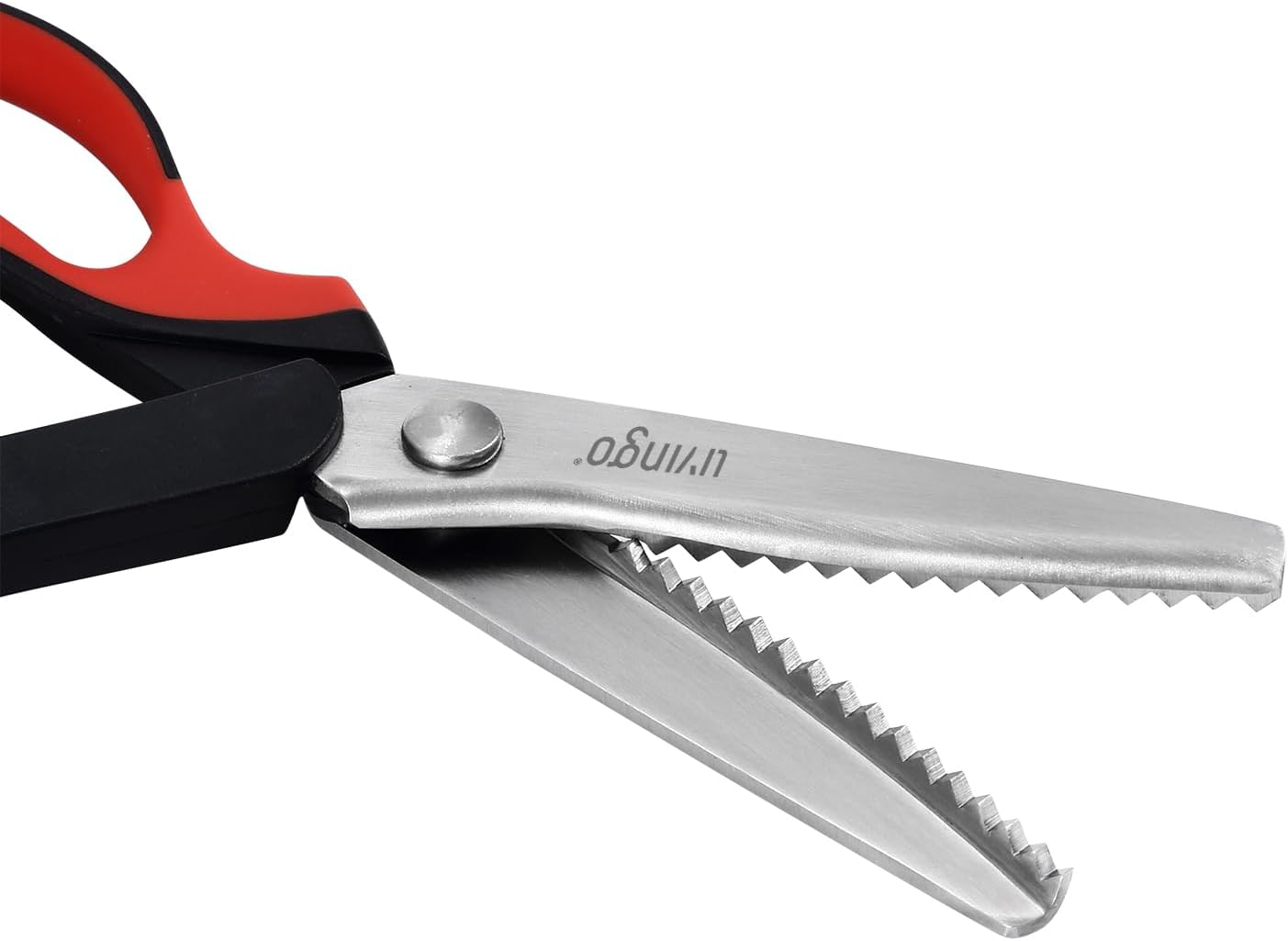 LIVINGO 9" Pinking Shears – Zig Zag Edge, Sharp Stainless for Dressmaking
