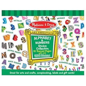 Unknown Binding Sticker Collection - Alphabet & Numbers Book