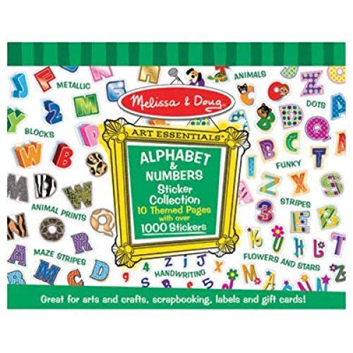 Image of Melissa & Doug 4191 Sticker Collection- Alphabet & Numbers