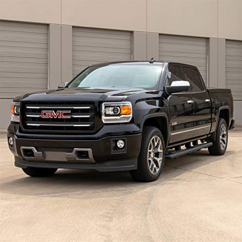 Aries estribos running boards para Ford F-150 negro miniatura 3