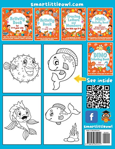 Fish Coloring Book For Kids: Fantastic Gift For Boys & Girls, Ages 4-8 (Kids Coloring Activity Books) image 4