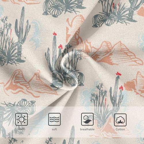 Girls' Underwear Desert Cactus Cotton Stretch Comfort Toddler Panties3