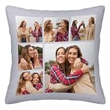Regalo personalizado ideal: perfecto para una variedad de ocasiones, incluyendo memoriales de mascotas, fotos familiares, aniversarios, llegadas de bebés y mucho más. Esta almohada es un maravilloso regalo para Navidad, Día de San Valentín, Día de la Madre, cumpleaños o graduación. Añade un toque único y personal a cualquier espacio.