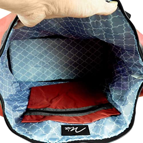 Yoga Mat Tote Bag With Detachable Accessory Pouch, Strap Loop To Hold Mat, Large Multi-Purpose Black Tote Bag For Yoga, Gym, Sports, Beach, Travel - Red #TOP3