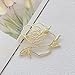 Fashion Elegant Flower Brooches Pins for Women Gold Silver Stainless Steel Rose Brooch Pin Dress Skirt Scarf Hat Pins Clothing Decoration Accessories (Gold 2)