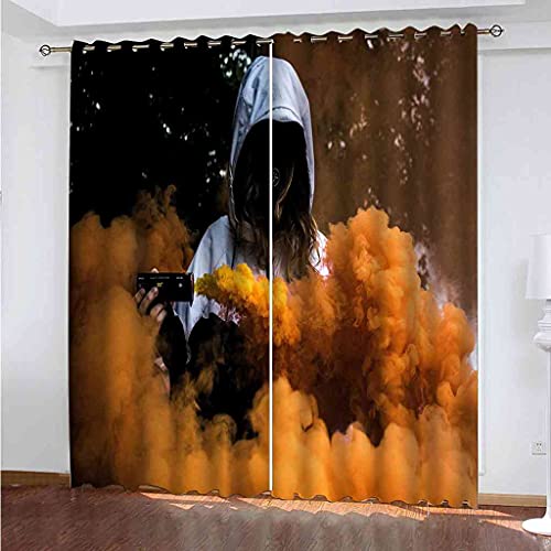 Rideaux occultants 100% polyester isolé phonique et thermique - 2