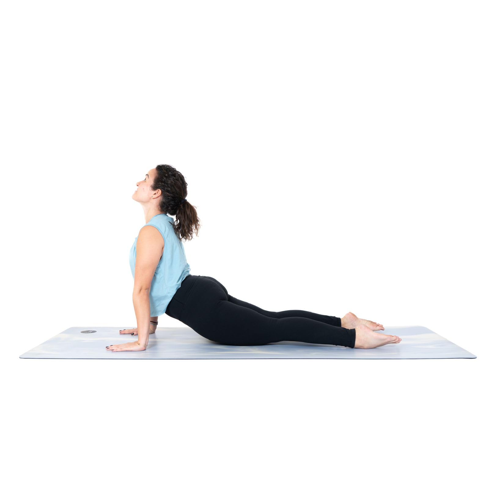 Ucan Tappetino da yoga antiscivolo, 183 x 68 cm, spessore 5 mm, per Pilates, Barre, HIIT e allenamento funzionale, superficie ecologica in poliuretano