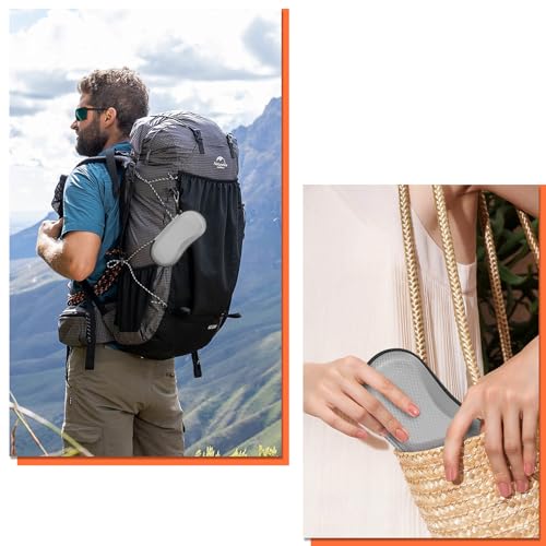 Image of FINTIE Sunglasses Case, Hard EVA Shell Shockproof Sport Glasses Case with Metal Carabiner Travel Zipper Eyeglasses Holder
