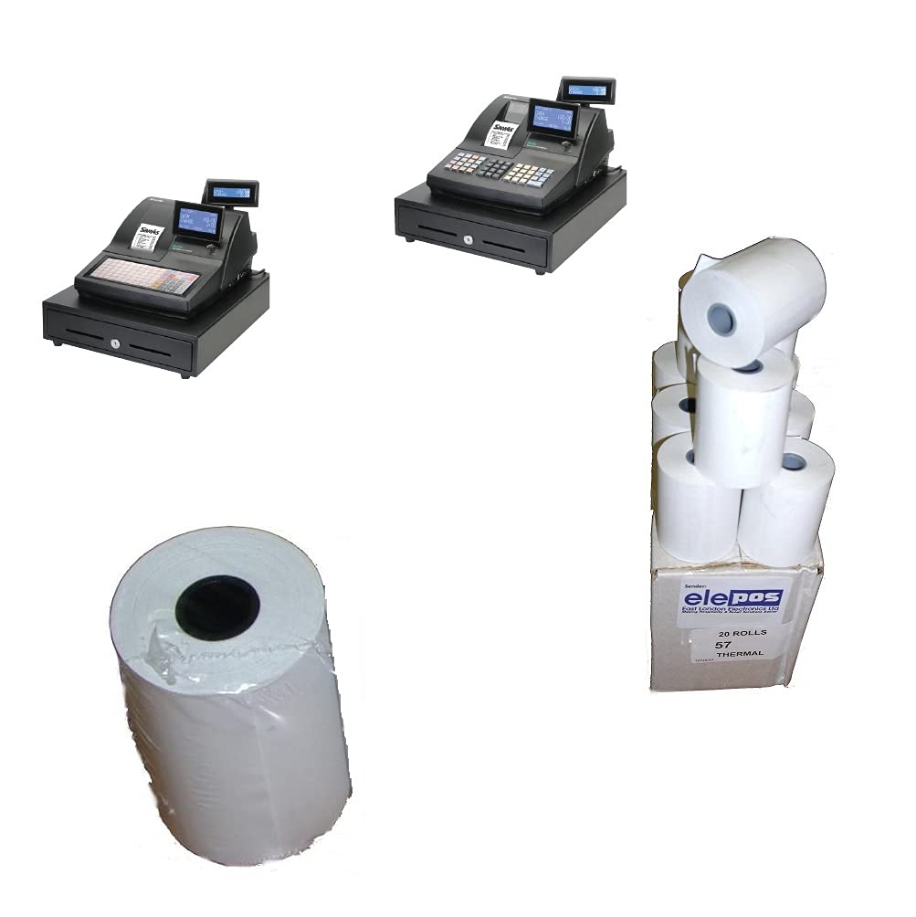 elePOS Rolls to Fit Sam4s NR-500 NR500 NR-500 Series NR-Series Flat/Raised Keyboard Cash Register