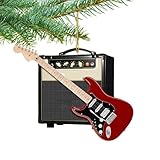 guitarras artesanas azahar s.l Multiusos: dale vida a tu hogar con estas adorables decoraciones de guitarra navideña. Perfecto para crear un ambiente cálido y acogedor en la puerta principal, la terraza o el balcón y se puede utilizar en cualquier patio trasero, césped, jardín o sala de estar