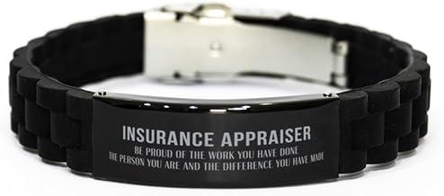 Insurance Appraiser Glidelock Bracelet Gifts, Insurance Appraiser Coworker Appreciation Gifts for Women or Men, Thank you Insurance Appraiser Retirement Appreciation Gifts for Insurance Appraiser Be