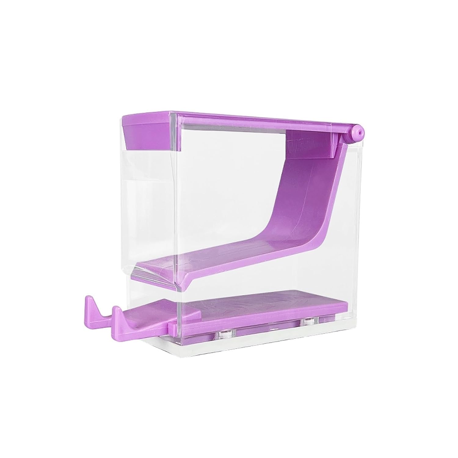 Cotton Roll Dispenser Hygienic Divider Dental Cotton Roll Dispenser Holder Purple Press Type Box Swab Storage Dentistry Organizer Accessories