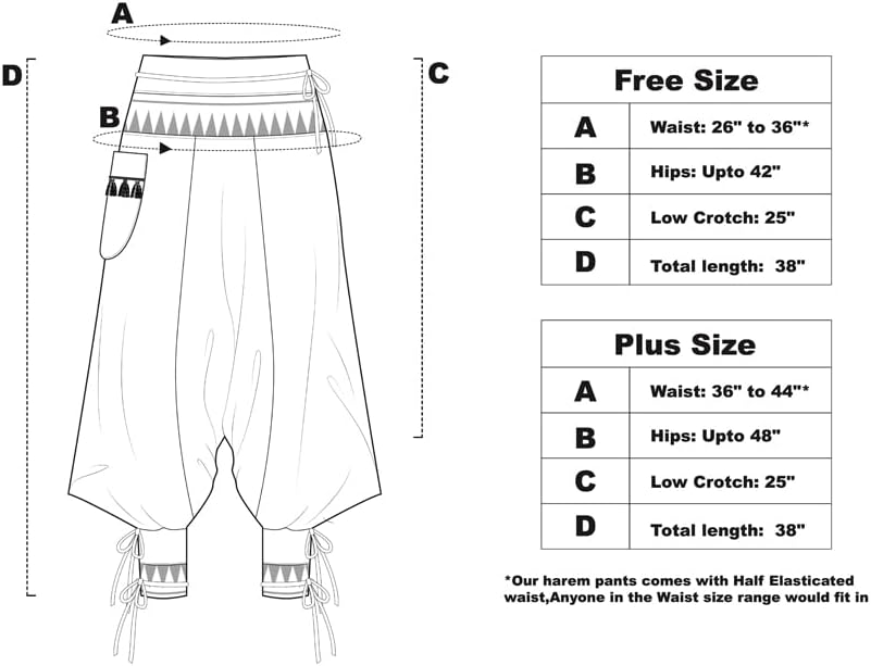 The Veshti Company Women's Printed Summer Harem Pants, Cotton Boho Hippie Casusal Oversized Palazzo Joggers for Women - Image 7