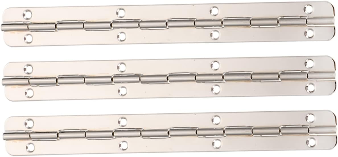 ULTECHNOVO 30pcs Heavy Duty Piano Hinges for Wooden Boxes Continuous Hinge Construction Silent for Projects and Jewelry Crafting