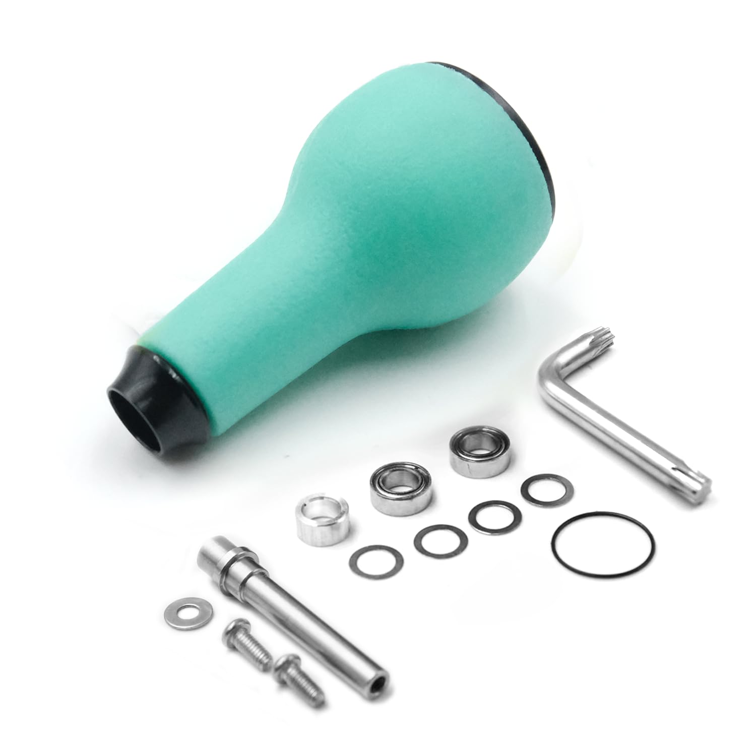 JINOHNAMILL TPE Fishing Reel Handle Power Knob - 27mm (1.06 Inch) Compatible with Shimano Daiwa Spinning & Baitcasting Reels