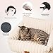 CheerPals Extended Katze Sofa – 63 L × 55–66 B cm Weiches, Flauschiges Großes Katzenbett, Hundesofa für Katzen und Kleine Hunde mit Waschbarem, Abnehmbarem Bezug und Rutschfester Unterseite