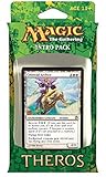 Magic The Gathering (MTG Theros Intro Pack - Favors from Nyx Theme Deck (Includes 2 Booster Packs) White (Celestial Archon)