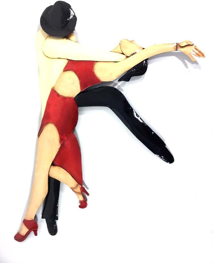 BWA New Contemporary Metal Wall Art Picture Or Sculpture – Salsa Dancers