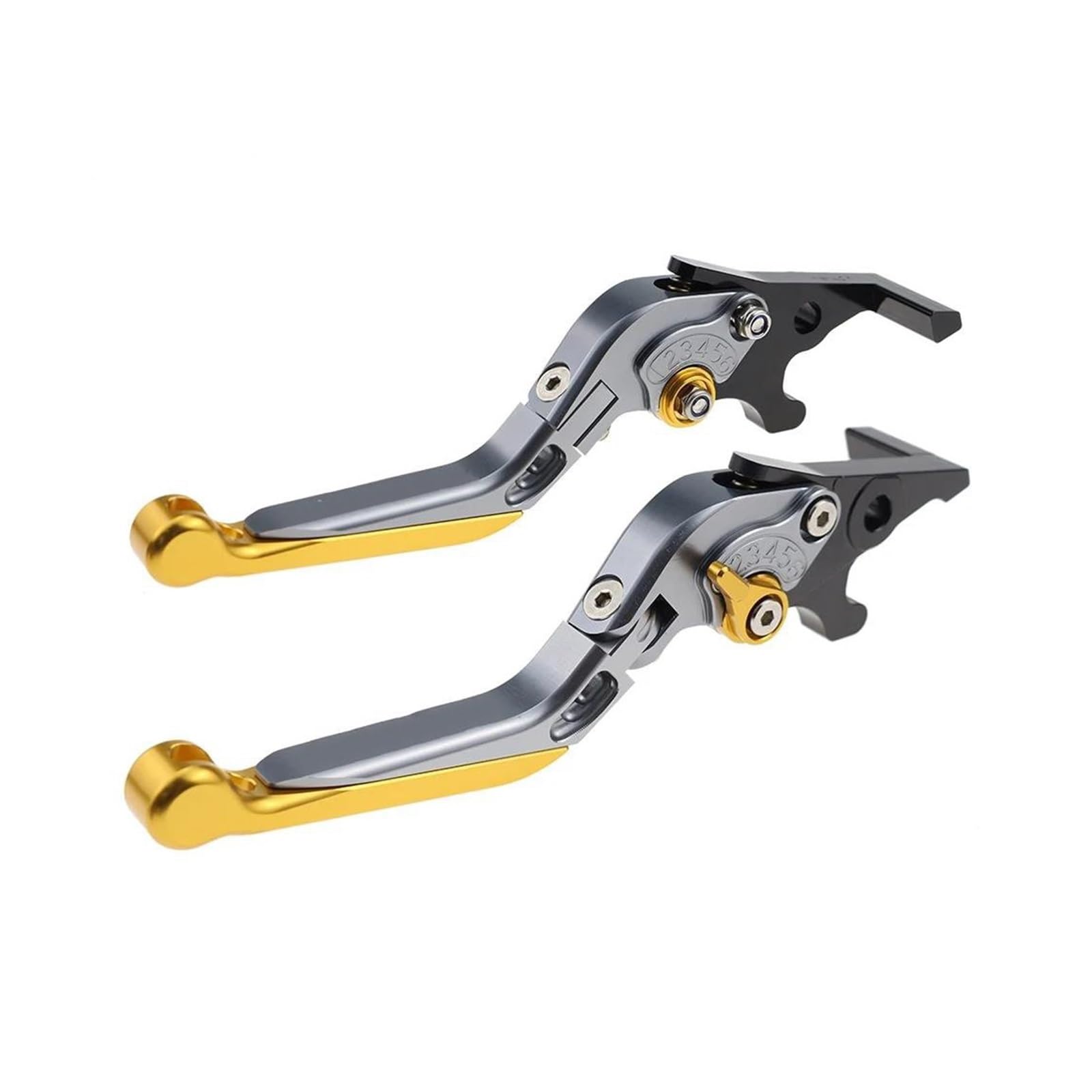 Lgldamuhx O Handlebar Clutch Brake Lever For Tmax 500 For Tmax500 For T-Max 500 2001-2007 Folding Extendable Brake Clutch Levers(O)