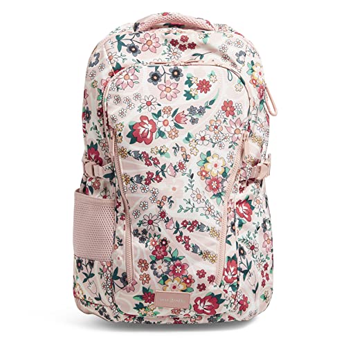 Vera Bradley Women's Recycled Lighten Up Reactive Lay Flat Travel Backpack, Prairie Paisley, One Size #TOP3