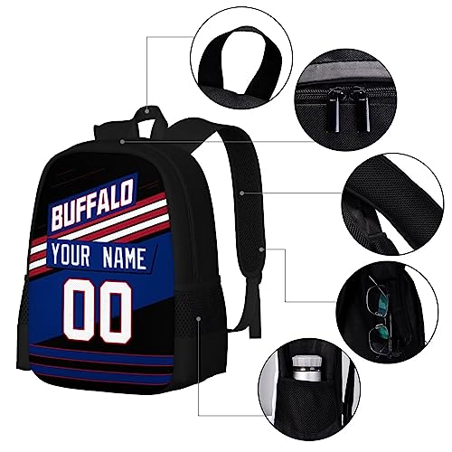 KREDE Buffalo Backpack Personalized Bags for Men Women Gifts4