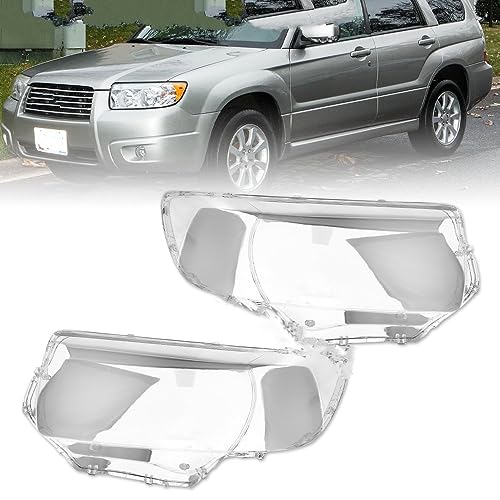 Phare optique Subaru Forester 2006 2007 2008 cache objectif vitre droite