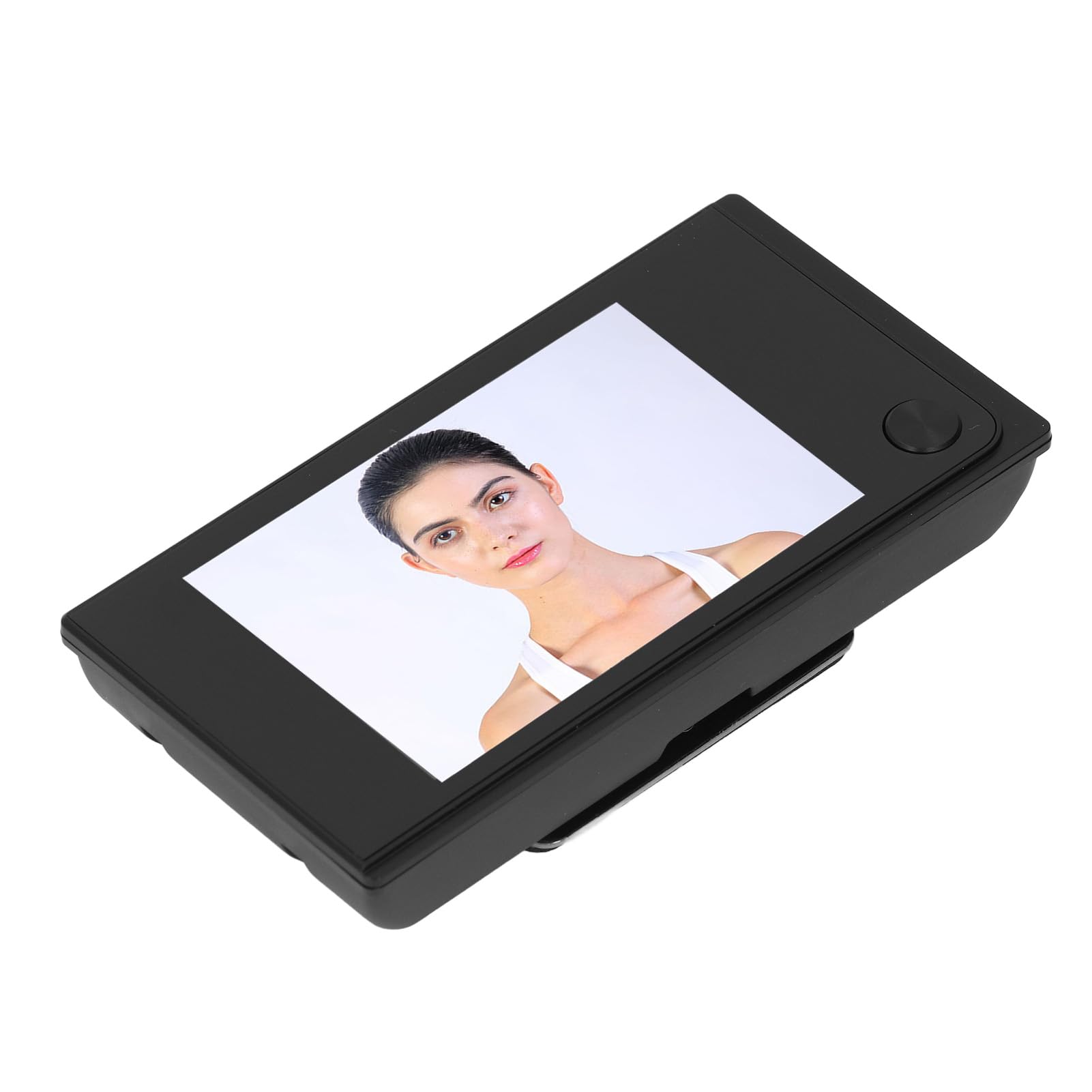 Judas Numérique, Judas de Porte avec écran Couleur LCD de 3,5 Pouces, Résolution de Caméra 1 MP, Veilleuse pour une visibilité Améliorée, Visualisation 24 Heures, Finition Noire