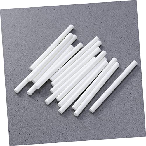 Exceart 20Pcs Glitter Glue Sticks Adhesive Strips Gluesticks Heat Glue Stick Colored Hot Glue Stick Cordless Glue Hot Melt Glue Sticks Hot Melt Adhesive Rod Adhesive Sticks Flash White Gluestick #TOP5