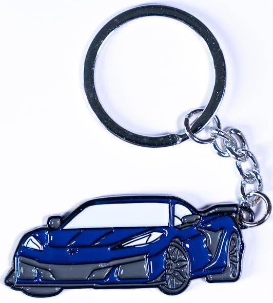Image of Metal Keychain - Corvette C8 Accessory Gift