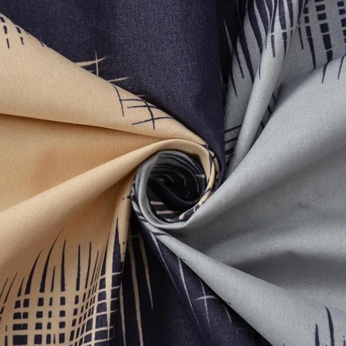 Image of 380 TC Premium Glace Cotton Elastic Fitted Bedsheet King Size with 2 Pillow Covers King Size | Double Bed with All Around Elastic (BLUEBO, Fitted - Double72x72)