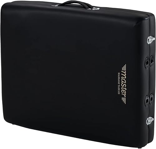 Miniatura 9 de Master Massage Roma II Mesa de masaje portátil profesional, amplia cama de masaje, mesa de spa plegable ligera con almohada ajustable para la cara,