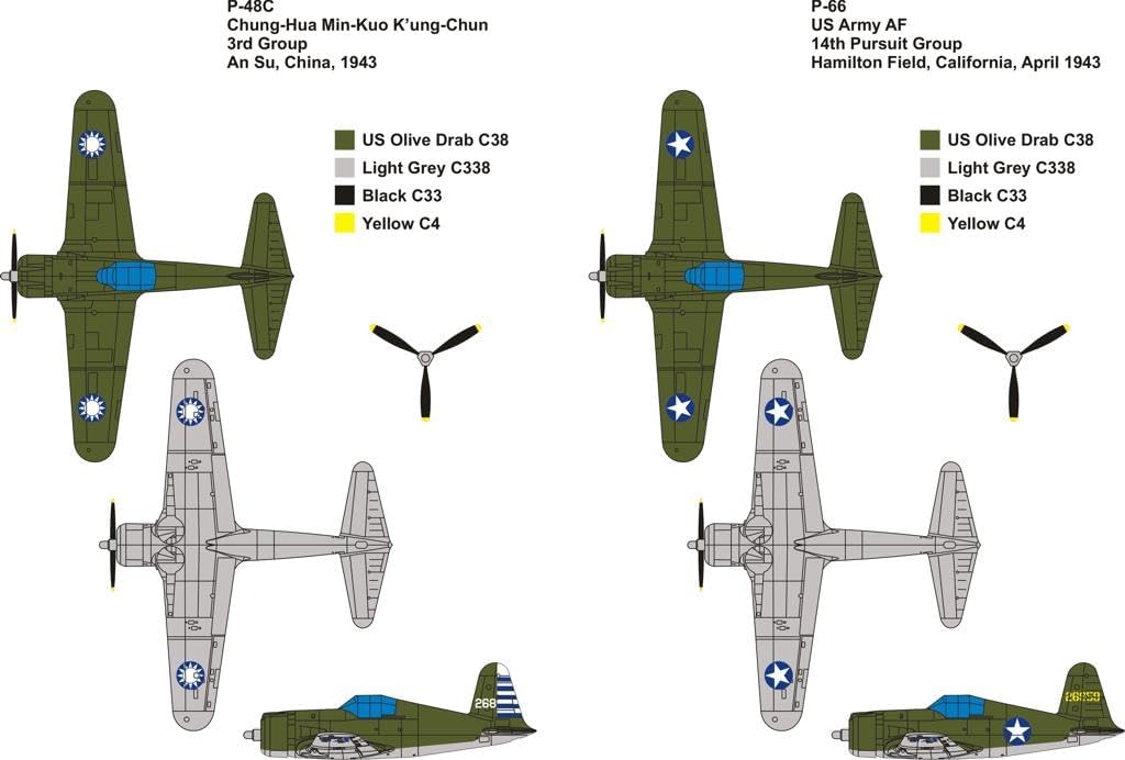 METALLIC DETAILS MDR14425 1/144 Vultee P-66 Vanguard. Aircraft Model kit