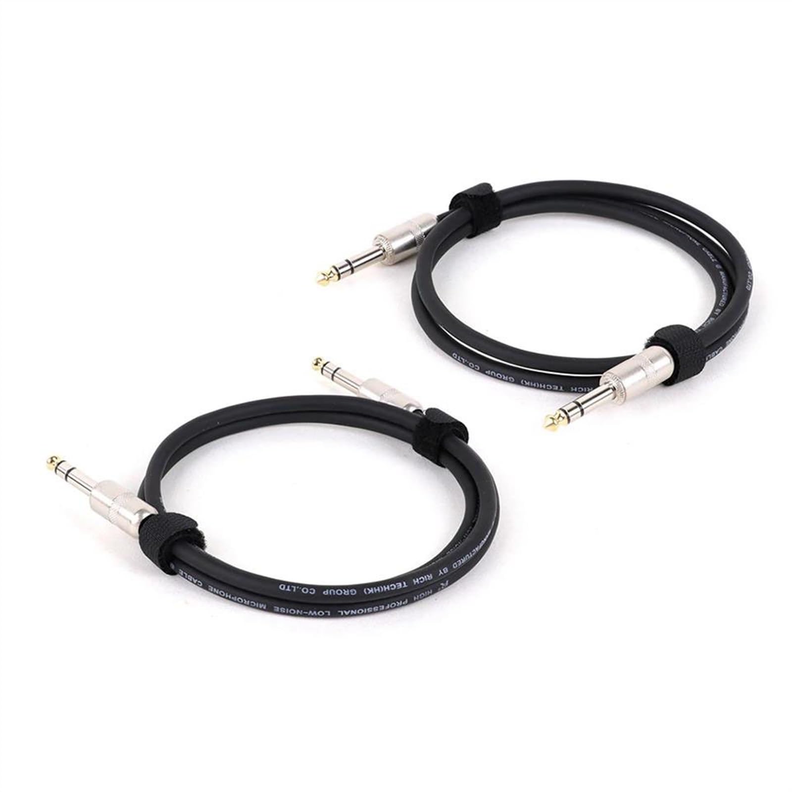 kabel audio instrumentu muzycznego 1PC Kabel Do Gitary 1/4" TRS Męski Na 1/4" Męski Kabel Do Patcha, 6,35MM Stereo Zbalansowany Kabel Wielokolorowy(Black,5m)