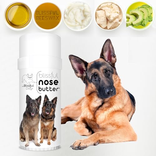 Image of The Blissful Dog German Shepherd Nose Butter, Versatile Dog Nose Balm for Dry Nose, Handcrafted Nose Moisturizer, Easy-to-Apply Dog Essentials, Unscented, 2.25 oz.