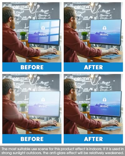 F Forito D81 2-Pack 24 Inch Anti Glare Matte Computer Screen Cover thumb #1