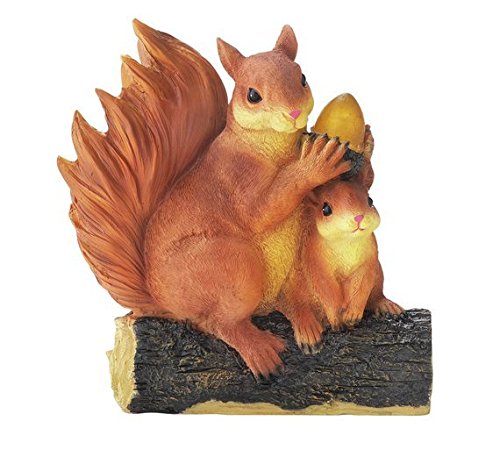 Ra-Homestore Light New Home Solar Powered Squirrel Garden