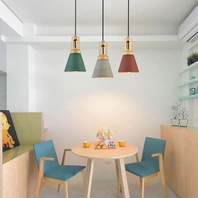 Suspension en béton design E27 pour éclairer votre bar ou café - 6