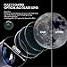 ESSLNB Astronomy Telescope 40080 Telescope for Adult with 10X Phone Adapter Adjustable Tripod 3X Barlow Lens Carrying Case and Moon Filter
