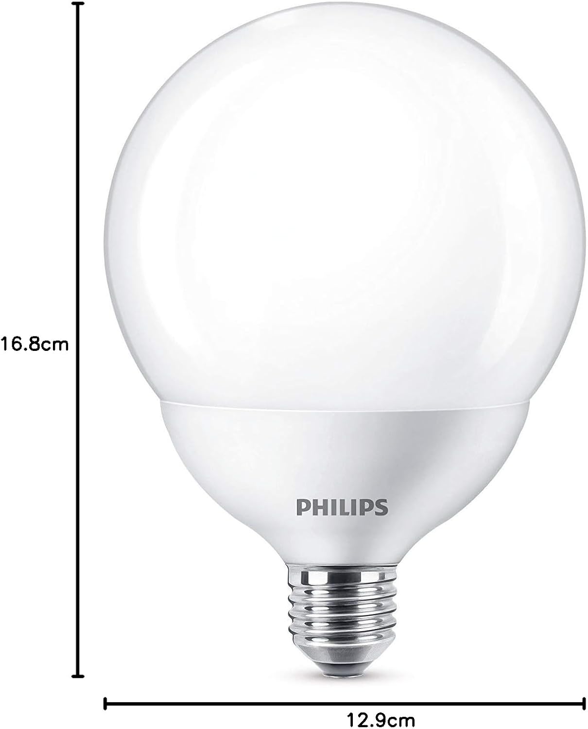Ampoule LED Globe Philips E27 vue de face