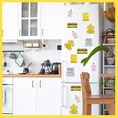 Set de 30 imanes decorativos para autism miniatura 4