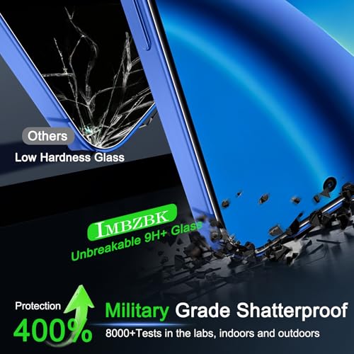 IMBZBK für Google Pixel 10a für Panzerglas, Auto-Installation, mit Kameraschutz, 9H+ Härte Schutzfolie, Militärstandard Schutz Folie, Stoßfest Kratzfest, 3+3 Stück 3