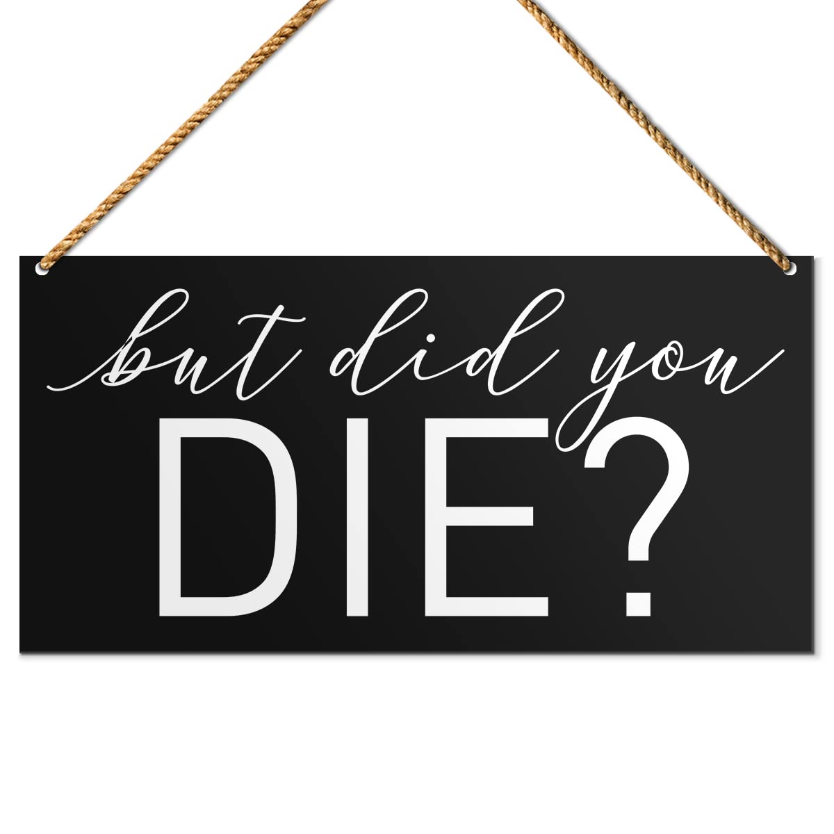 Bannière Motivation Gymnastique – But Did You Die – Art Mural – Damdekoli